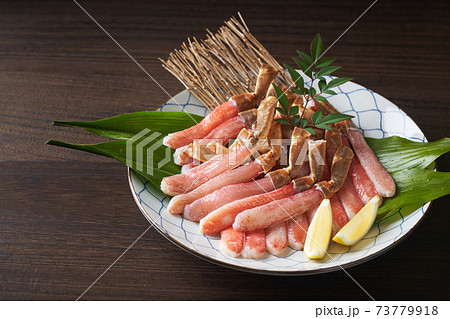 生ズワイガニ棒ポーション　生食用　 73779918