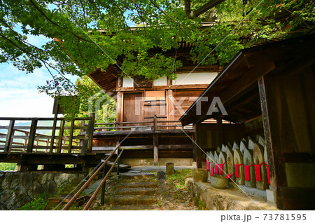 岩出観音　舞台　木曽　大桑村 73781595