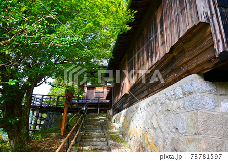 岩出観音　参道　木曽　大桑村 73781597