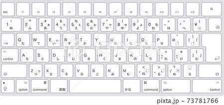 Mac Keyboard マックキーボードのイラスト素材