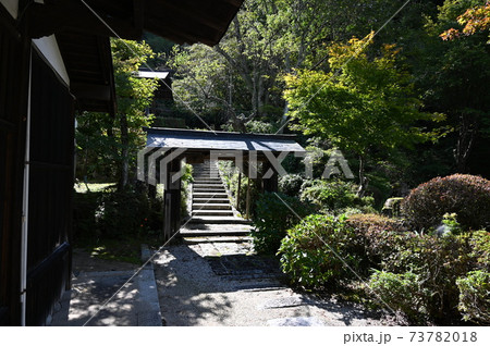 定勝寺　境内　木曽　大桑村 73782018