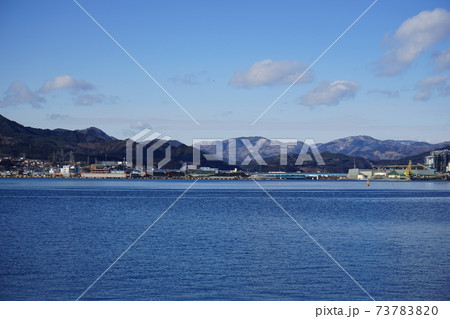 冬の大船渡港 73783820
