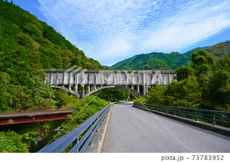 柿其水路橋 国重要文化財 長野県南木曽町 柿其水路橋 国重要文化財 長野県南木曽町 73783952