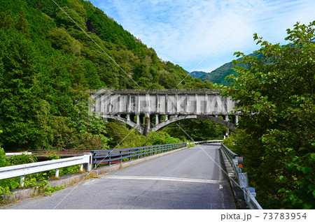 柿其水路橋 国重要文化財 南木曽町 柿其水路橋 国重要文化財 南木曽町 73783954