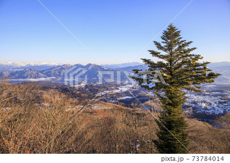 伊香保温泉　高根展望台　冬景色 73784014