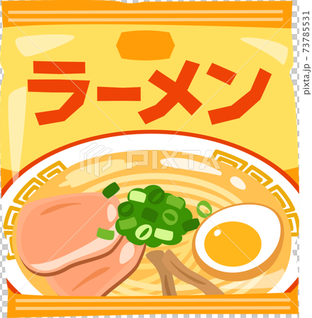 Instant noodles in a bag Instant noodles in a bag 73785531