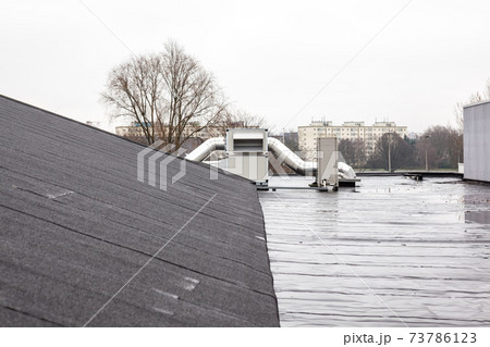 air ducts on the roof 73786123