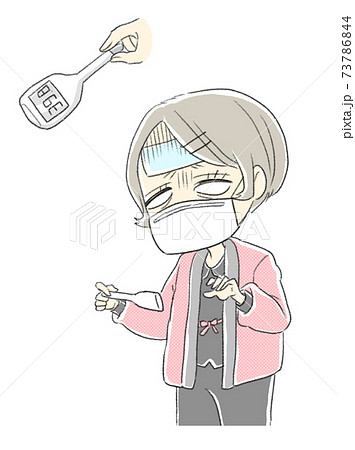 コロナウイルス関連イラスト コロナウイルス関連イラスト 73786844