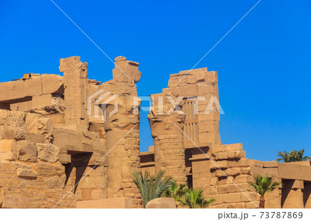 Karnak Temple Complex, commonly known as Karnak comprises a vast mix of decayed temples, chapels, pylons, and other buildings in Luxor, Egypt 73787869