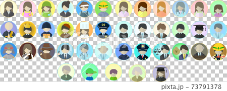 Occupation / person icon set 73791378