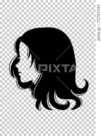 沒有裝飾的輪廓剪影 73791545