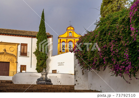 Capuchinos Square, Plaza de Capuchinos in Cordoba, Andalucia, Spain. 73792510
