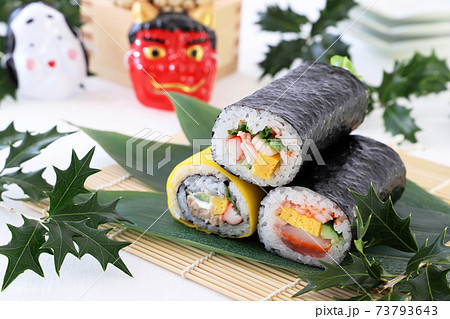 節分　恵方巻き 73793643