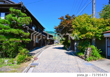 中山道 落合宿から馬籠宿への街道道 中山道 落合宿から馬籠宿への街道道 73795473