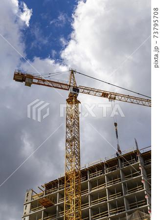 Multi-storey building under construction (new residential complex), Moscow, Russia 73795708