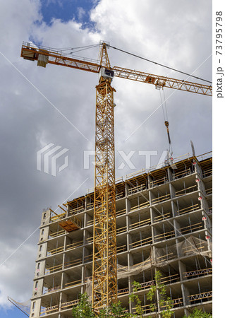 Multi-storey building under construction (new residential complex), Moscow, Russia Multi-storey building under construction (new residential complex), Moscow, Russia 73795798