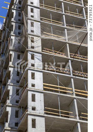 Multi-storey building under construction (new residential complex), Moscow, Russia Multi-storey building under construction (new residential complex), Moscow, Russia 73795821