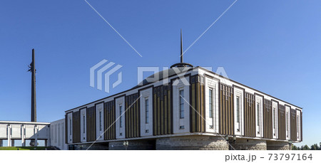 War memorial in Victory Park on Poklonnaya Hill (Gora), Moscow, Russia. The memorial complex constructed in memory of those who died during the Great Patriotic war 73797164