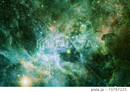 Beautiful cosmos. Science fiction. Elements of this image furnished by NASA 73797225