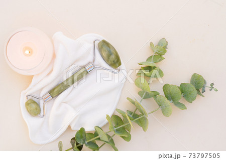 gua sha, face massage roller 73797505
