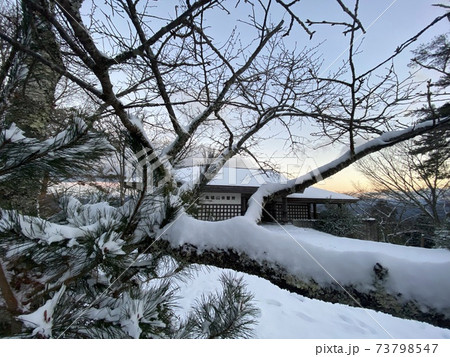 雪の高城山展望台 吉野山 雪の高城山展望台 吉野山 73798547