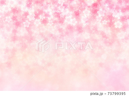桜の背景イラストのイラスト素材