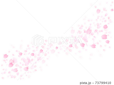 桜の背景イラスト 73799410