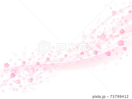 桜の背景イラスト 73799412
