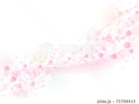 桜の背景イラスト 73799413