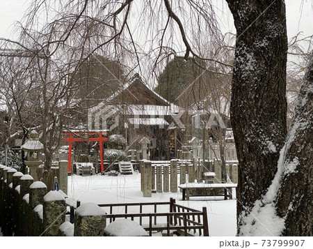 雪の櫻本坊 吉野山 雪の櫻本坊 吉野山 73799907