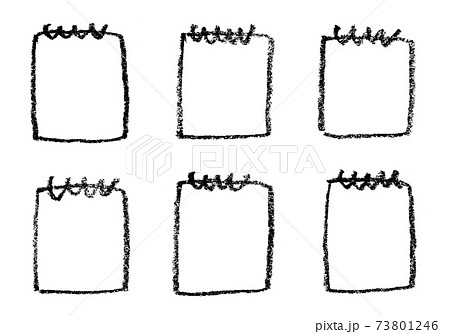 手描きのメモ帳 レイアウトの連番アイコンや見出しのナンバリングなどに ほっこりデザイン