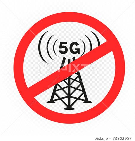no 5g prohibition sign symbol no 5g prohibition sign symbol 73802957