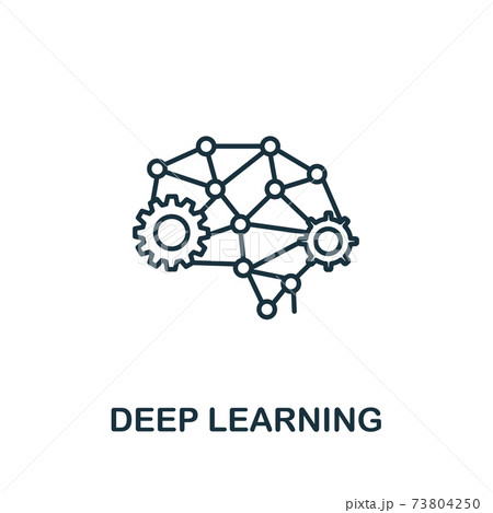 Deep Learning icon from industry 4.0 collection. Simple line element Deep Learning symbol for templates, web design and infographics Deep Learning icon from industry 4.0 collection. Simple line element Deep Learning symbol for templates, web design and infographics 73804250