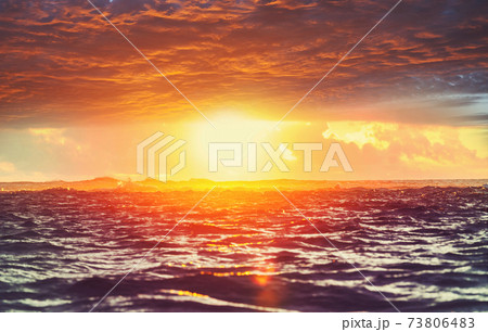 Sea sunset 73806483
