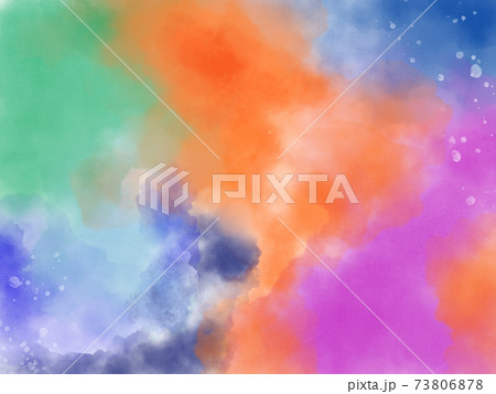 Abstract pink watercolor background. Paint design element. 73806878