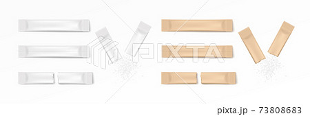 Stick packs, foil bags sachet for powder products, vitamins or medicaments. Stick packs, foil bags sachet for powder products, vitamins or medicaments. 73808683