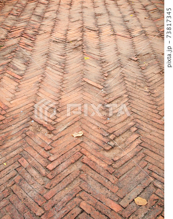 The brick walkway 73817345