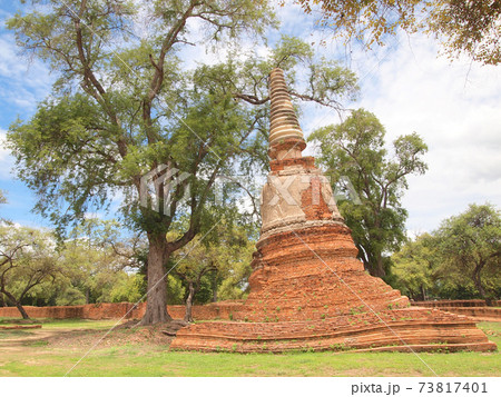 Pagoda in a temple Pagoda in a temple 73817401