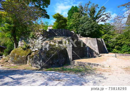 苗木城跡　大矢倉跡　中津川市 73818293