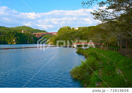 恵那峡　木曽川　中津川市 73819608