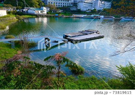 恵那峡さざなみ公園　船着き場　中津川市 73819615