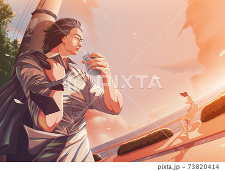 Anime style tea - Stock Illustration [84223964] - PIXTA