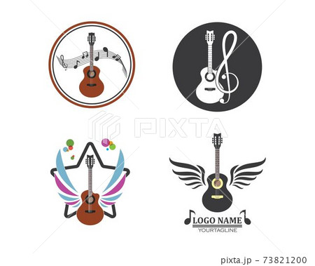 guitar icon logo vector illustration design guitar icon logo vector illustration design 73821200