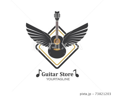guitar icon logo vector illustration design guitar icon logo vector illustration design 73821203