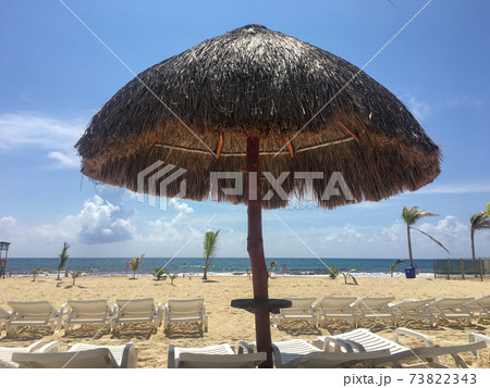メキシコ カンクンの海の写真素材