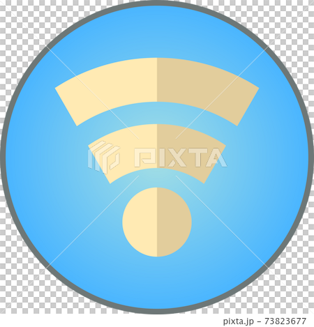 簡單的Wi-Fi圖標(彩色) 簡單的Wi-Fi圖標(彩色) 73823677