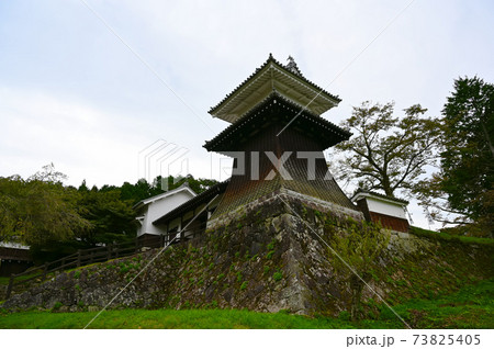 岩村城跡　太鼓櫓　恵那市 73825405