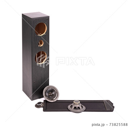 Broken audio speaker, done playing music 73825588