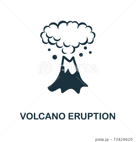 Volcano Eruption icon. Simple element from global warming collection. Creative Volcano Eruption icon for web design, templates, infographics and more Volcano Eruption icon. Simple element from global warming collection. Creative Volcano Eruption icon for web design, templates, infographics and more 73826620