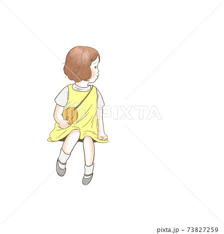 かわいい女の子のイラスト素材